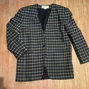 JONES NEW YORK Vintage Oversize Blazer/Jacket 💯 wool L/XL